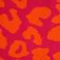 Preview: Dekostoff Canvas Leo Animalprint orange pink